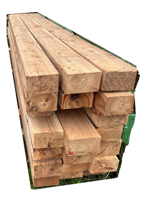 Standard Timber Paling Fence w-Posts & Capping 125 x 75mm