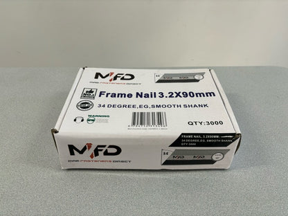 3.2x90mm Frame Nails (Box of 3000)