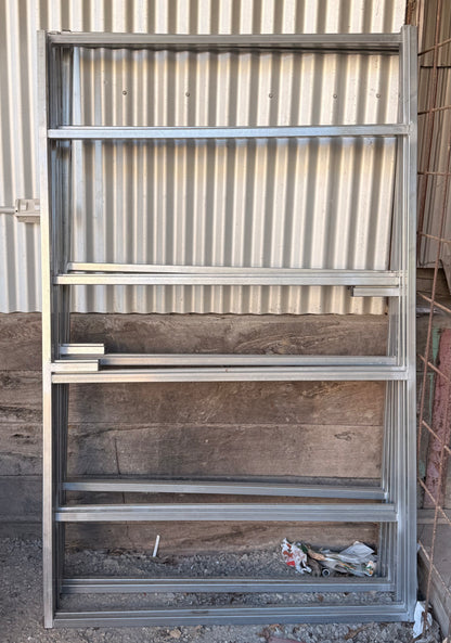 Adjustable Steel Frame Gate with D-Latch, Striker & Hinges